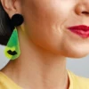 Michaela Malin Michaela Malin Tippa Earrings, Neon Green