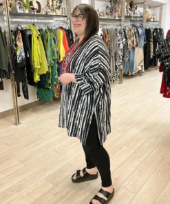 Trine Kryger Simonsen Liv Tunic, Black/White Trine Kryger Simonsen