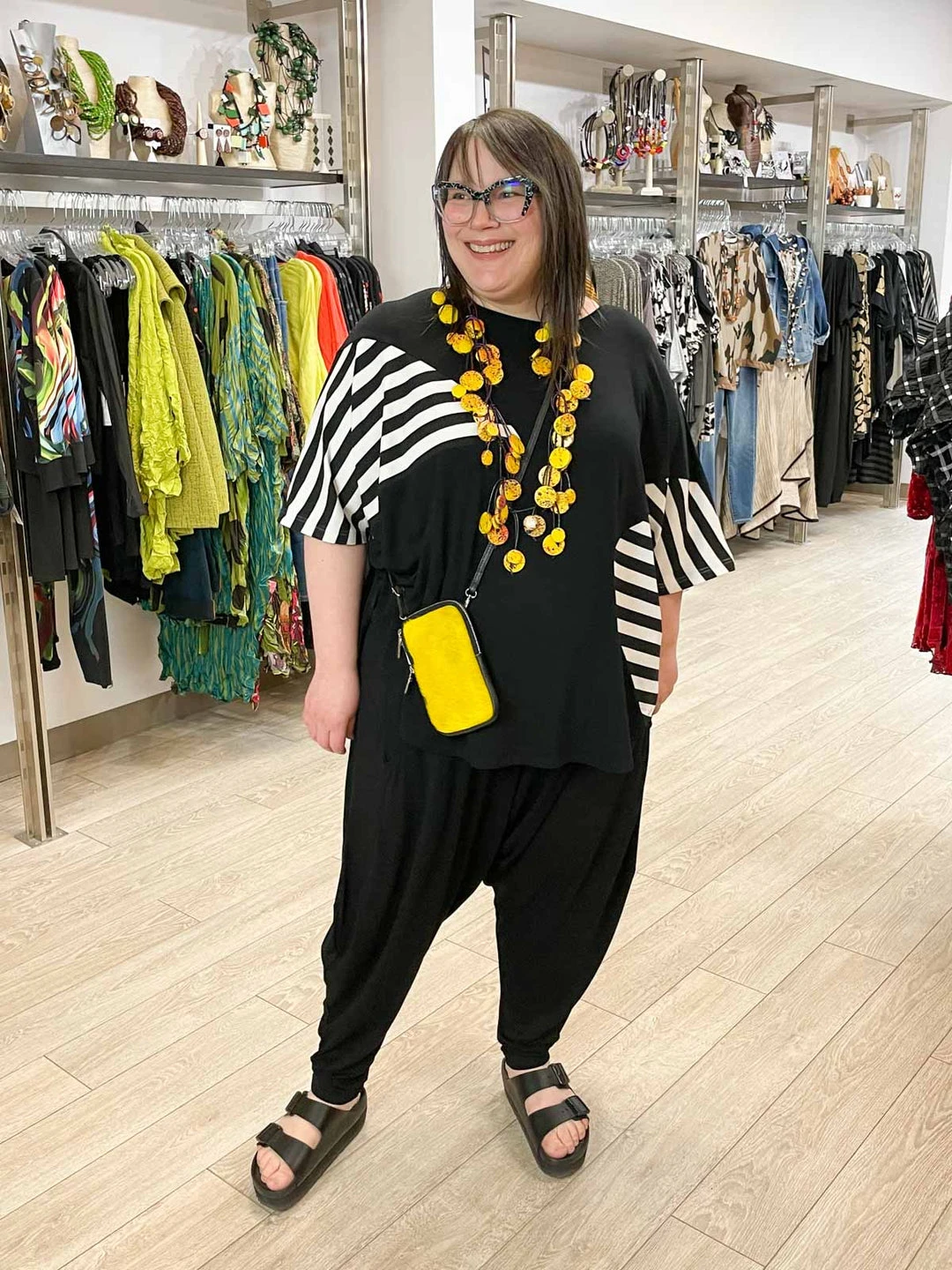 Trine Kryger Simonsen Tonia Drop Crotch Pants, Black Trine Kryger Simonsen