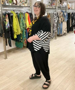 Trine Kryger Simonsen Tonia Drop Crotch Pants, Black Trine Kryger Simonsen