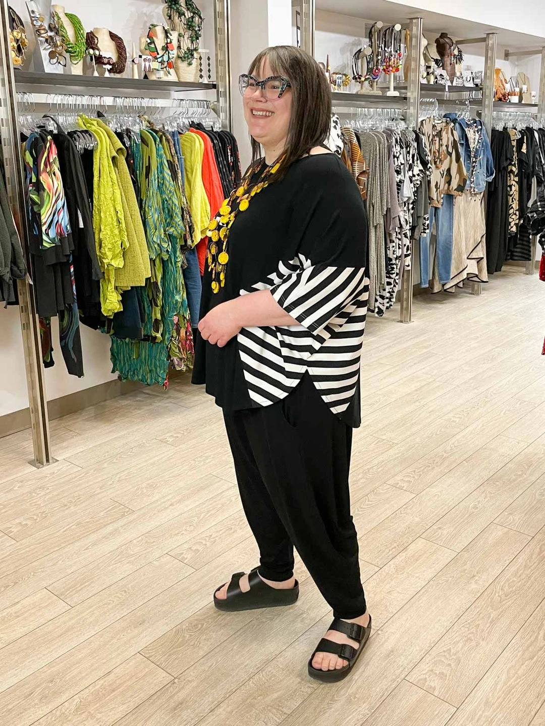 Trine Kryger Simonsen Tonia Drop Crotch Pants, Black Trine Kryger Simonsen