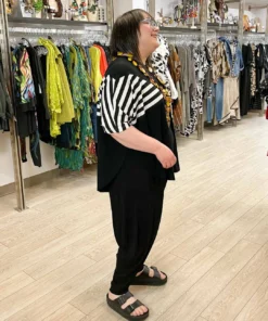 Trine Kryger Simonsen Tonia Drop Crotch Pants, Black Trine Kryger Simonsen