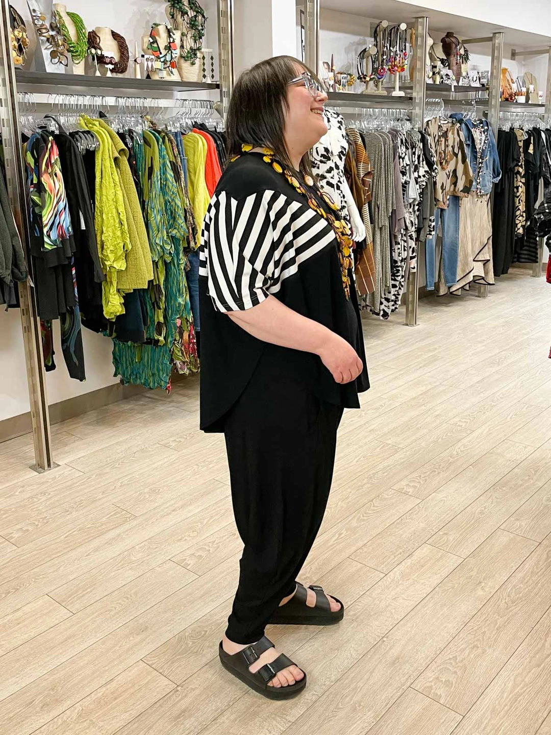 Trine Kryger Simonsen Tonia Drop Crotch Pants, Black Trine Kryger Simonsen