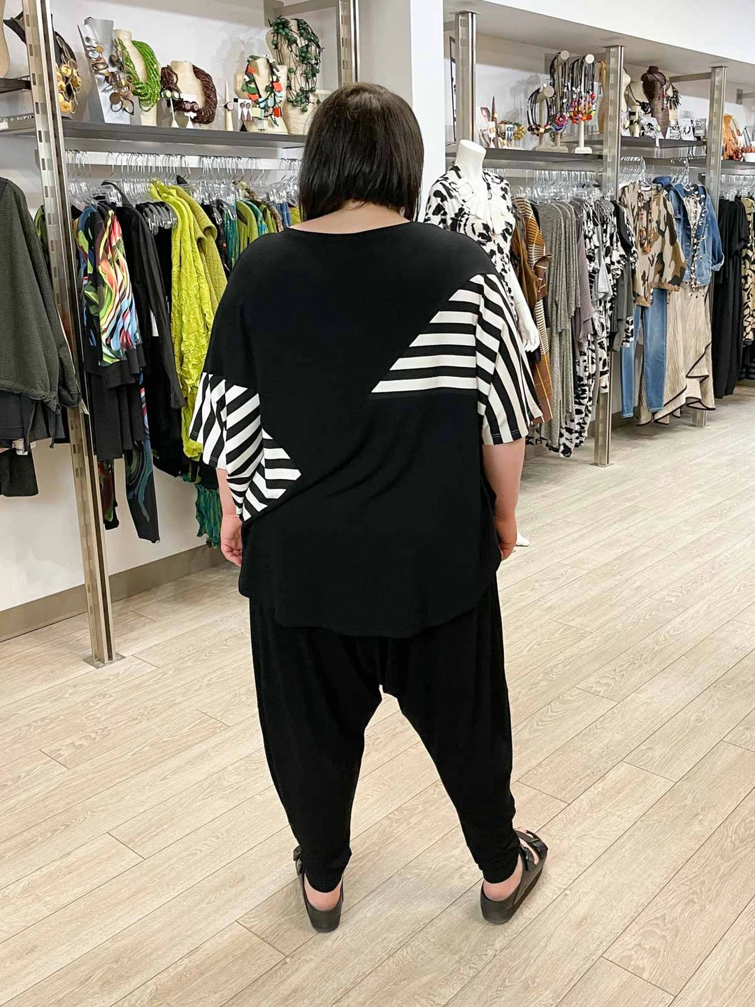 Trine Kryger Simonsen Tonia Drop Crotch Pants, Black Trine Kryger Simonsen