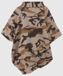 Alembika Urban Camo Raglan Cocoon Top, Brown