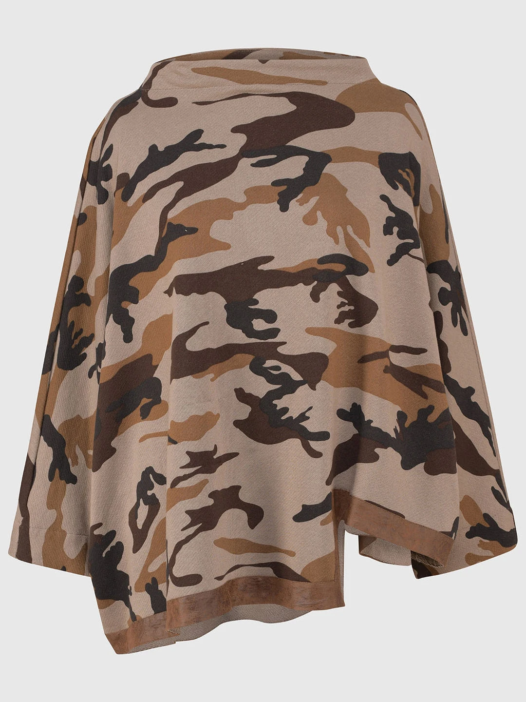 Alembika Alembika Urban Camo Hi Lo Boxy Top, Brown 6 Alembika Alembika Urban Camo Hi Lo Boxy Top, Brown