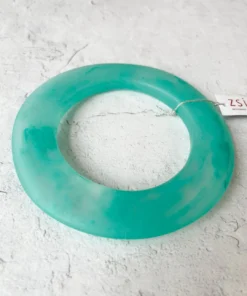 Zsiska Isla Bangle Bracelet, Aqua