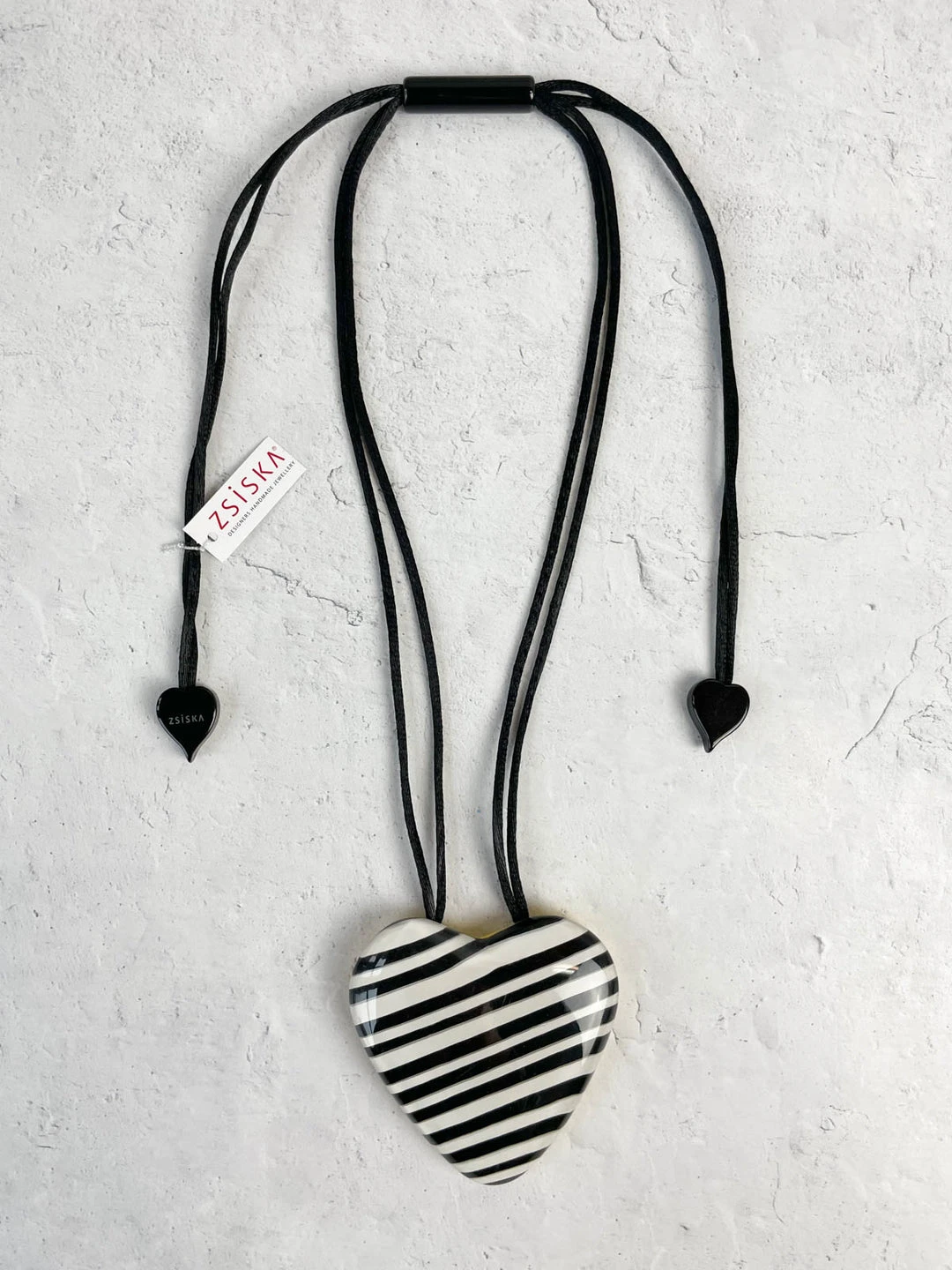 Zsiska Olivia Heart Pendant Necklace, Yellow 3 Zsiska Olivia Heart Pendant Necklace, Yellow