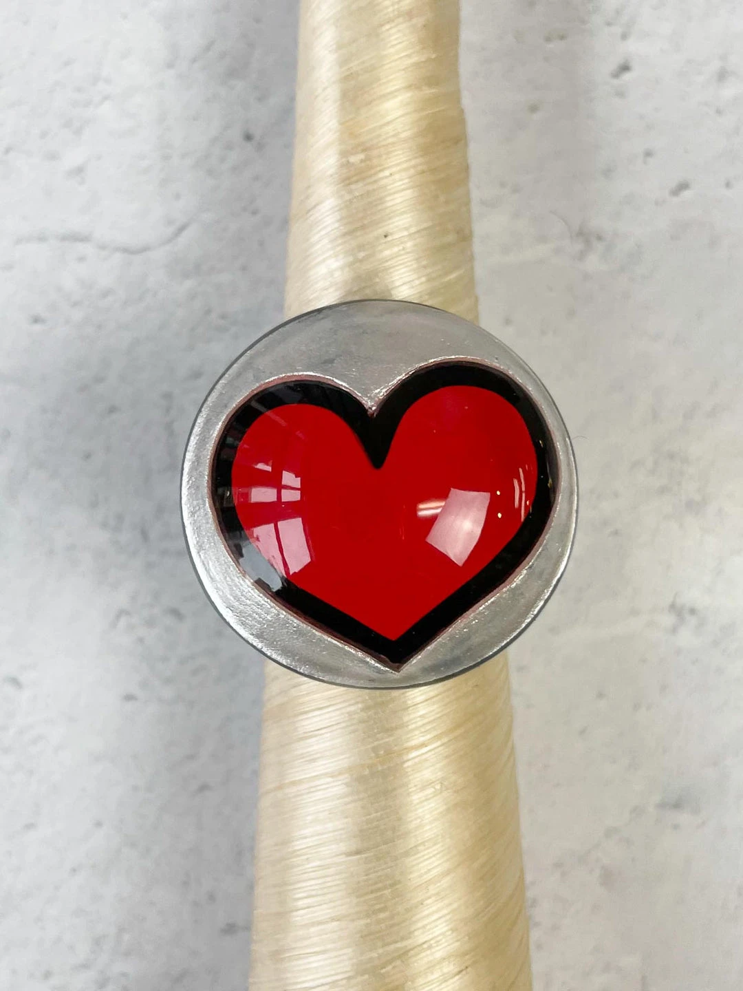 Zsiska Pop Art Ring, Red 3 Zsiska Pop Art Ring, Red