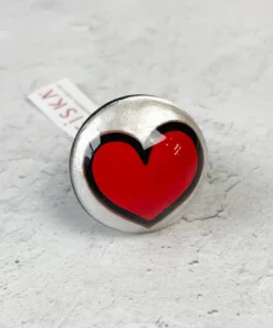 Zsiska Pop Art Ring, Red