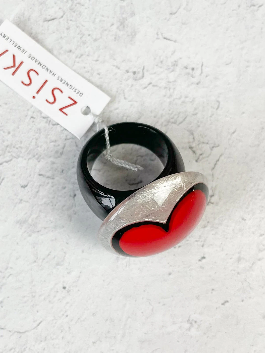 Zsiska Pop Art Ring, Red 5 Zsiska Pop Art Ring, Red