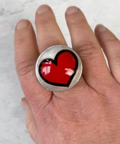 Zsiska Pop Art Ring, Red 9 Zsiska Pop Art Ring, Red