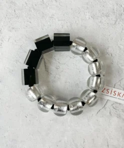 Zsiska Precious Mix Bead Bracelet, Silver