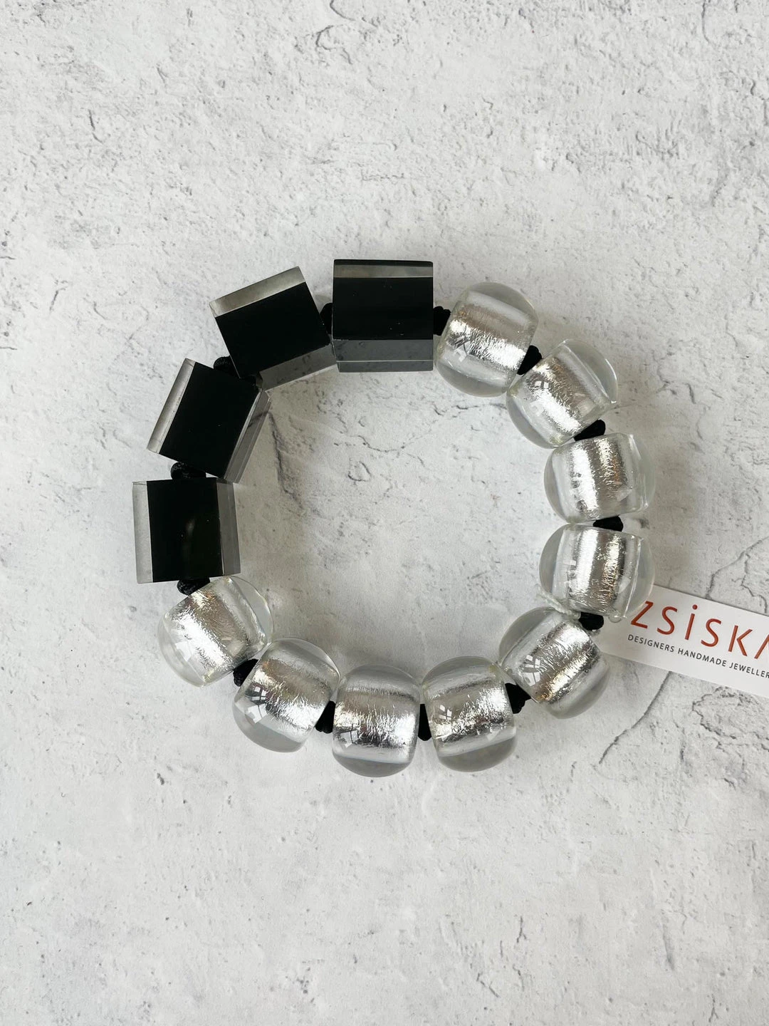 Zsiska Precious Mix Bead Bracelet, Silver 3 Zsiska Precious Mix Bead Bracelet, Silver