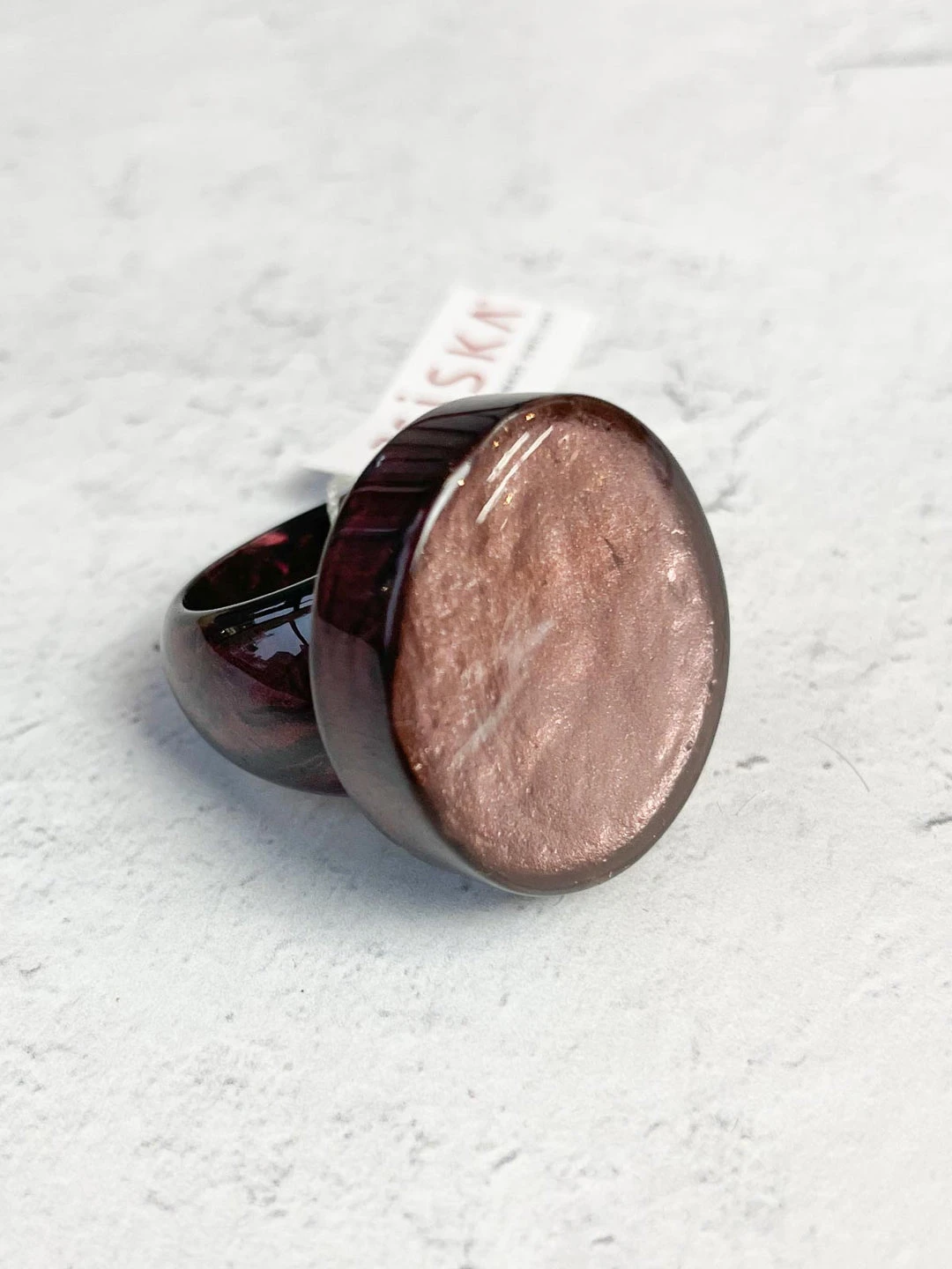 Zsiska Raquel Round Ring, Pink Zsiska 4 Zsiska Raquel Round Ring, Pink Zsiska