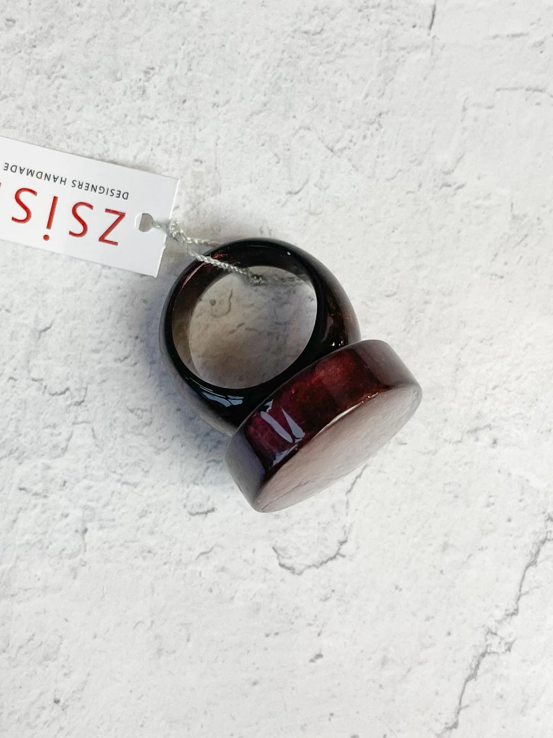 Zsiska Raquel Round Ring, Pink Zsiska 5 Zsiska Raquel Round Ring, Pink Zsiska