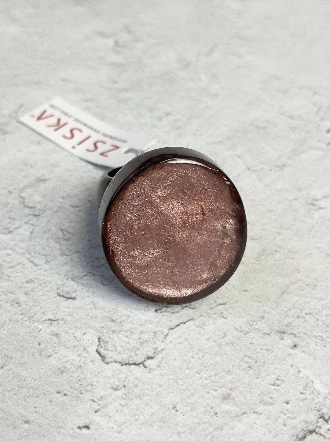 Zsiska Raquel Round Ring, Pink Zsiska 6 Zsiska Raquel Round Ring, Pink Zsiska