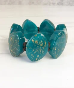 Zsiska Rhea Bracelet, Teal Zsiska