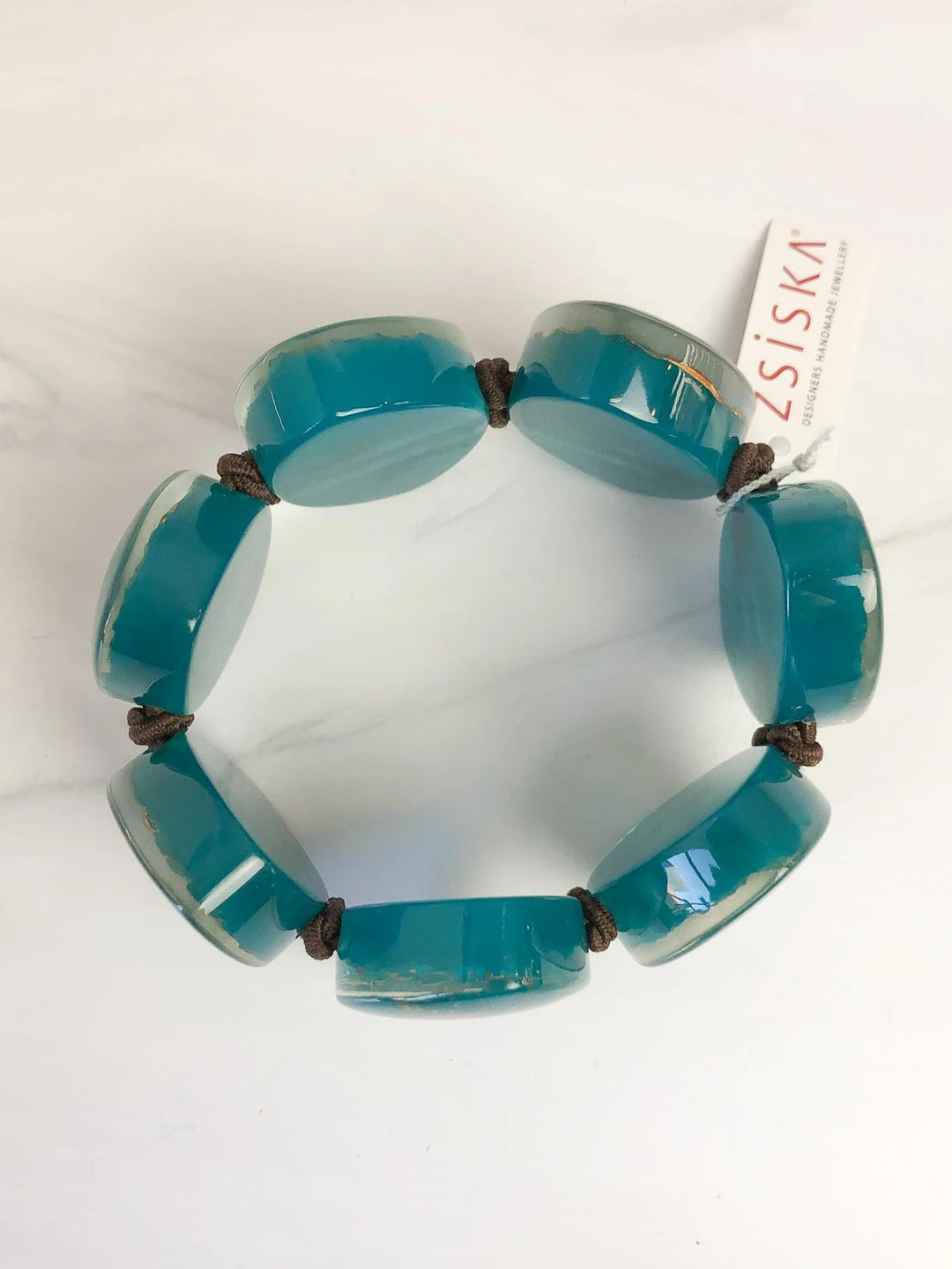Zsiska Rhea Bracelet, Teal Zsiska 4 Zsiska Rhea Bracelet, Teal Zsiska