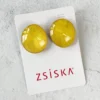 Zsiska Sophia Stud Post Earrings, Yellow Zsiska 1 Zsiska Sophia Stud Post Earrings, Yellow Zsiska