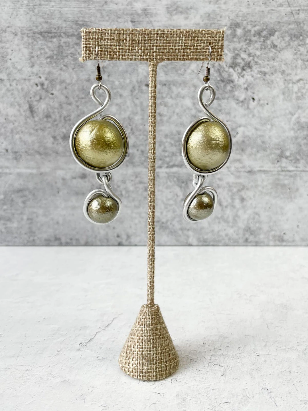 OC Jewelry Double Babs Earrings, Bronze UL OC Jewelry